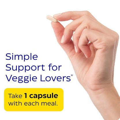 Enzymedica BeanAssist – Verdauungsenzym-Komplex mit Alpha-Galactosidase gegen Blähungen & Völlegefühl, vegan – 30 Kapseln