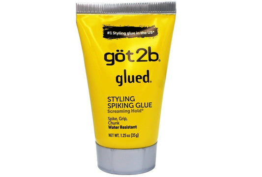 Schwarzkopf got2b Glued Styling Spiking Glue 1,25 oz (12er-Pack) – Extrem starker Halt für kreative Styles