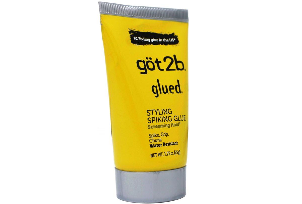 Schwarzkopf got2b Glued Styling Spiking Glue 1,25 oz (12er-Pack) – Extrem starker Halt für kreative Styles