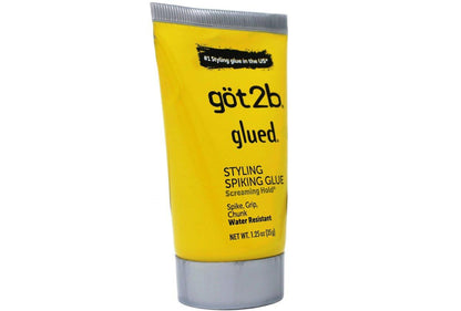 Schwarzkopf got2b Glued Styling Spiking Glue 1,25 oz (12er-Pack) – Extrem starker Halt für kreative Styles