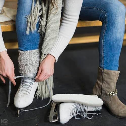 2 Paar Winterstiefel-Einlegesohlen – Ultradünne Schaffell-Bootseinlagen für Damen und Herren – Zuschneidbar für Winter & Sommer, weich, warm und dämpfend – Vielseitig einsetzbar, ganzjähriger Komfort