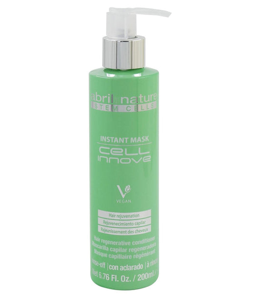 abril et nature - Cell Innove Haarmaske - Für alle Haartypen - Feuchtigkeitsspendend, regenerierend und revitalisierend - Professionelle Behandlung mit pflanzlichen Stammzellen - Gesunder und kräftiger Glanz - 200 ml