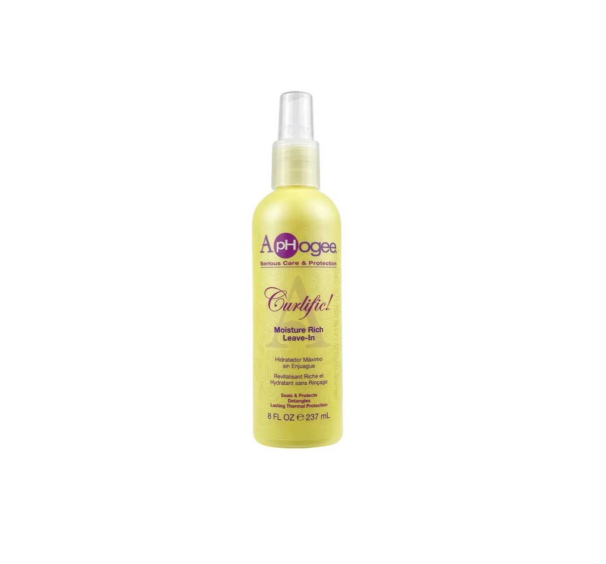ApHogee Curlific Moisture Rich Leave-In 240 ml – Feuchtigkeitsspendender Leave-In Conditioner für Locken