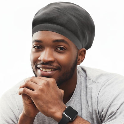 Titan Dreadlock Stocking Cap – Stretchable & Atmungsaktive Locsocke für Männer & Frauen, Sichere Passform, Bedeckt die meisten Dreadlock-Stile (Schwarz)