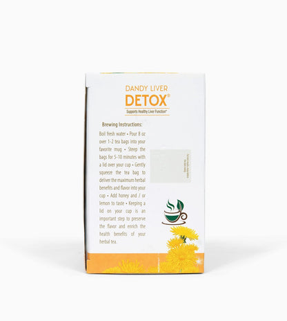 Lifestyle Awareness Teas, Koffeinfreier Dandy Leber-Detox-Tee, 20 Beutel