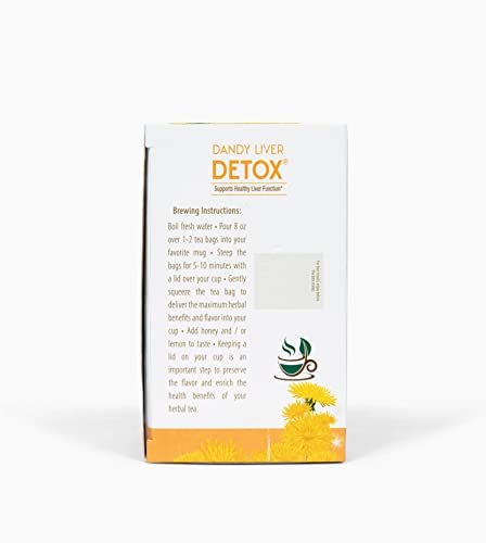 Lifestyle Awareness Teas, Koffeinfreier Dandy Leber-Detox-Tee, 20 Beutel