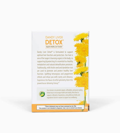 Lifestyle Awareness Teas, Koffeinfreier Dandy Leber-Detox-Tee, 20 Beutel
