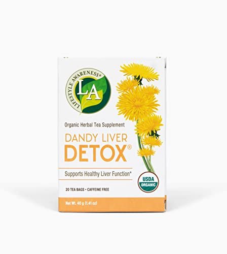 Lifestyle Awareness Teas, Koffeinfreier Dandy Leber-Detox-Tee, 20 Beutel