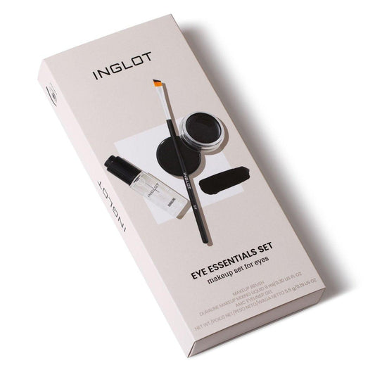 Inglot Eye Essentials Set – Duraline, AMC Eyeliner Gel 77 & Pinsel 31T