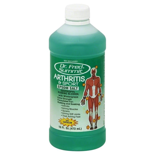 Dr. Fred Summit Epsom Salz mit Alkohol 16 oz (2er-Pack)