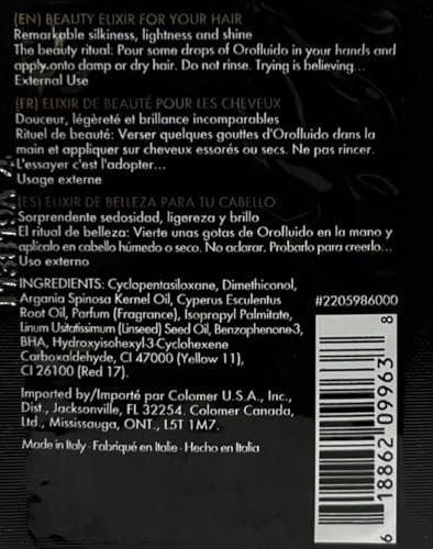 Orofluido Haarelexier 3,4 oz – Pflegendes Haaröl für glänzendes, geschmeidiges Haar