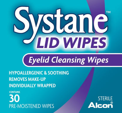 Systane Lid Wipes, 30 Count – Sanfte Lidreinigung für empfindliche Augen