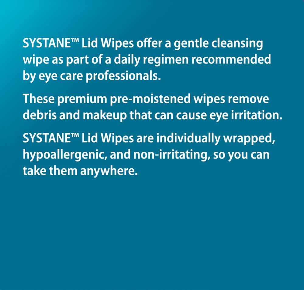 Systane Lid Wipes, 30 Count – Sanfte Lidreinigung für empfindliche Augen