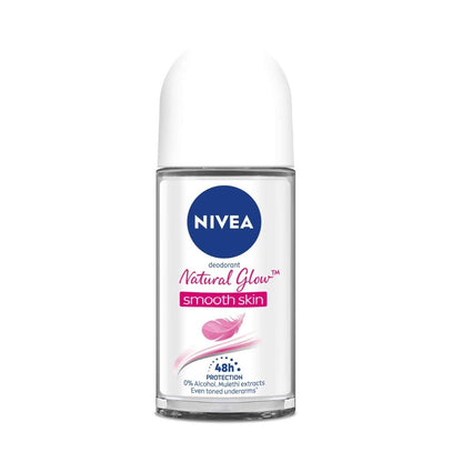 NIVEA Natural Glow Roll-On Deodorant 50 ml – Sanfter Schutz & natürliche Ausstrahlung