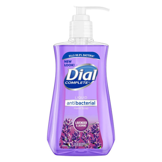 Dial Antibakterielle Flüssigseife Handseife, Lavendel & Twilight Jasmin, 222 ml