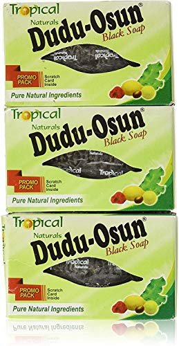 5er-Pack Dudu Osun Schwarze Seife – Original afrikanische Naturseife für reine und gesunde Haut