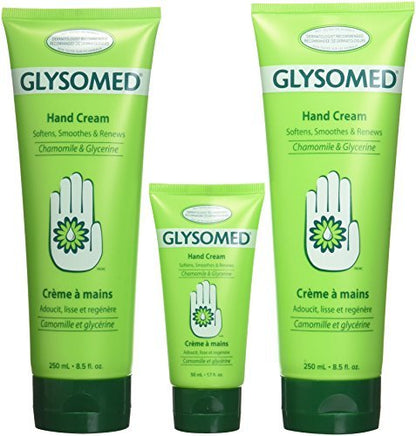 Glysomed Handcreme 3er-Pack (2x große Tube 240 ml + 1x Reisegröße 50 ml)