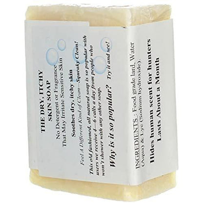 Grandma's Pure Lye Seife – 6,0 oz Unparfümierte Gesichts- & Körperreinigung ohne Detergenzien, Farb- und Duftstoffe – 60018 (4er-Pack)
