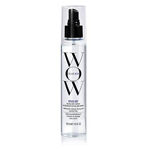 COLOR WOW Speed Dry Blow Dry Spray – Trockenzeit um 30% verkürzen, Hitzeschutz, Haarbruch vorbeugen, tierversuchsfrei & glutenfrei (150 ml)