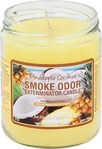 Smoke Odor Exterminator Duftkerze Ananas & Kokosnuss – 13 oz – Neutralisiert Rauchgeruch