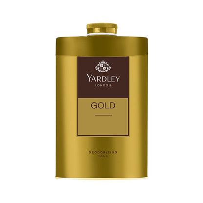 Yardley London Gold Perfumed Talkum, 250 Gram – Luxuriöses Duftpuder