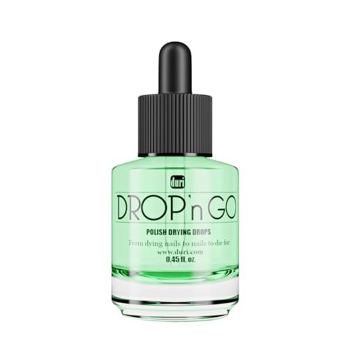 duri Drop'n Go Nagellack-Schnelltropfen – Schnelltrocknende Tropfen für langanhaltenden Nagellack, 13,3 ml (1er-Pack)