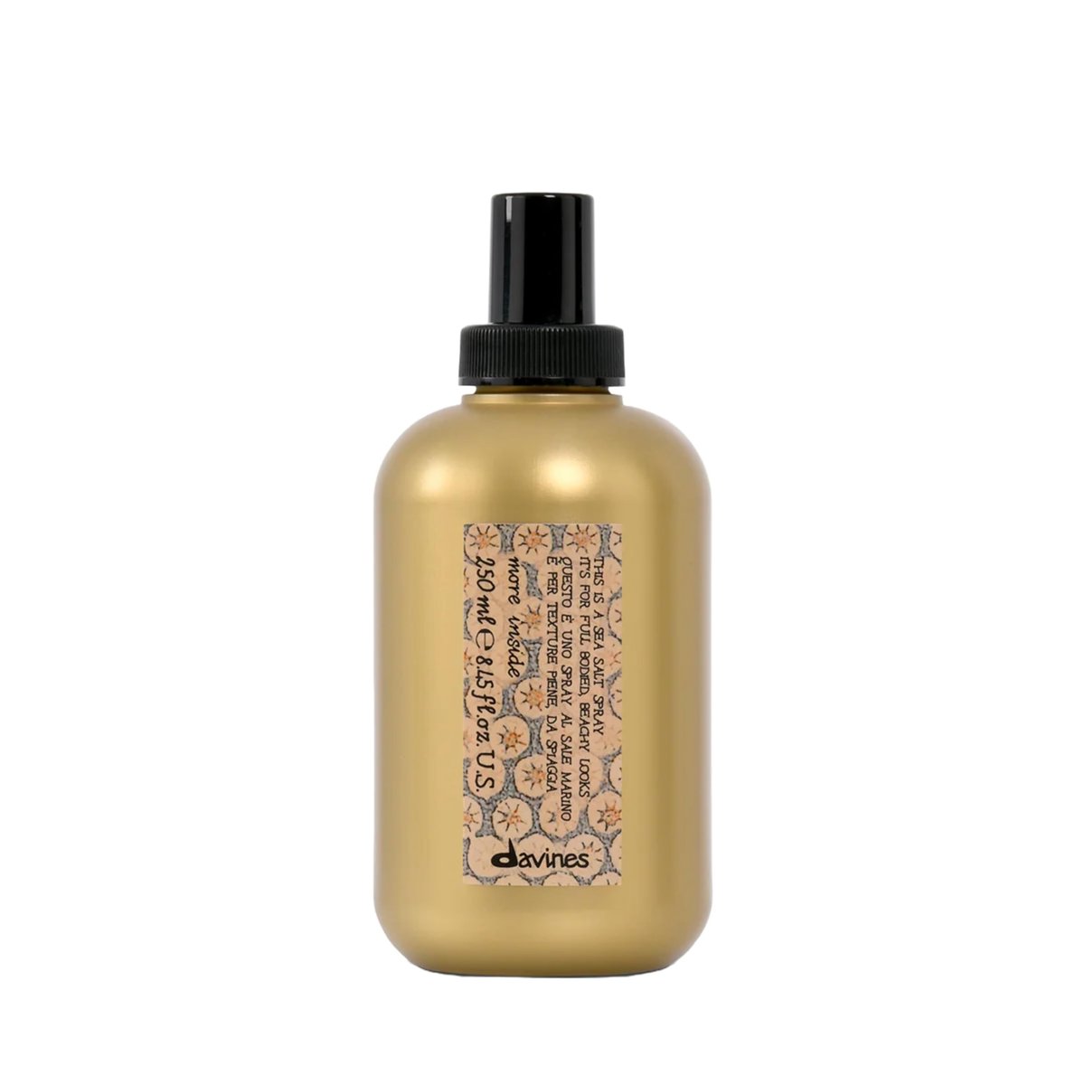 Davines This Is A Sea Salt Spray – Leichter Halt für Beach Waves & Textur – Verleiht griffige Textur & Volumen für lässige Looks – Mattes Finish, 250 ml