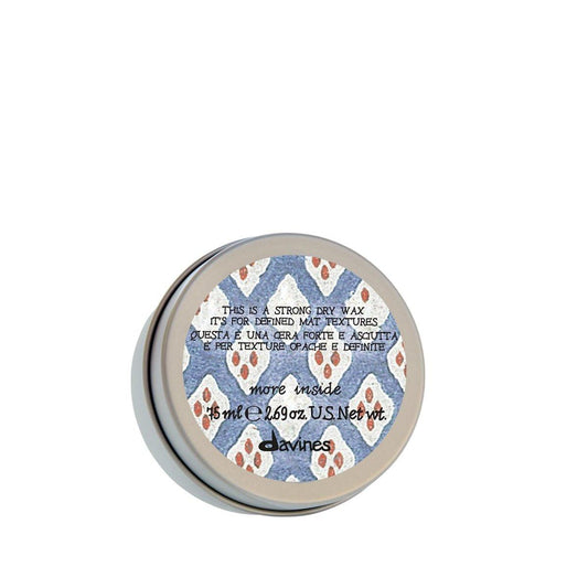 Davines This Is A Strong Dry Wax - Starker Halt & matter Textur - Trockenwachs für Definition & Separation - kreiert raue & unordentliche Looks, 75 ml