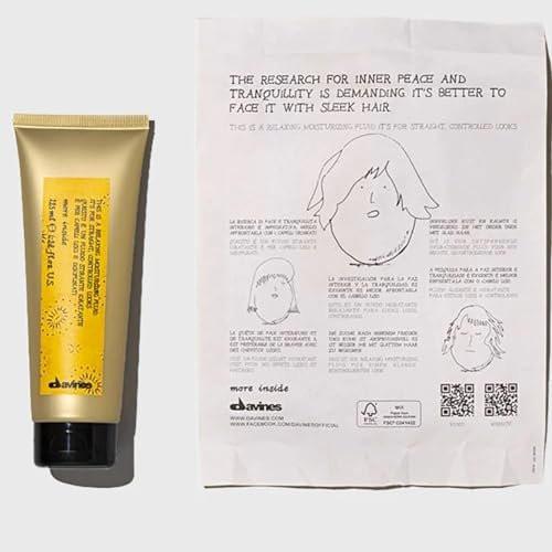 Davines This Is A Relaxing Moisturizing Fluid – Glättende & Anti-Frizz Pflege für geschmeidiges Haar, 125 ml