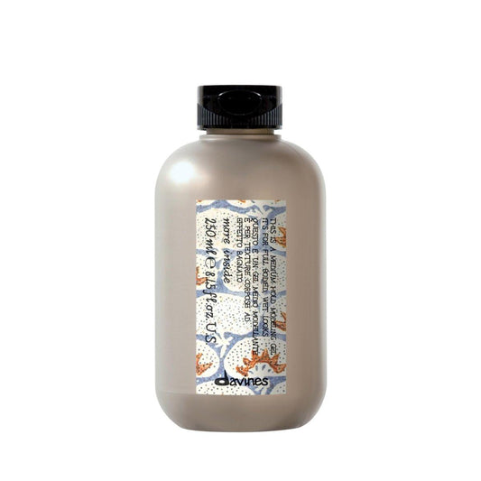 Davines This Is A Medium Hold Modeling Gel – Mittlerer Halt für definierte Looks mit Volumen und Elastizität, ohne Flocken oder Rückstände, 250 ml