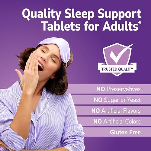 21st Century Melatonin 10 mg Extra Strength – 120 Lutschtabletten – Schnell lösliches Schlafmittel für Erwachsene – Fördert Entspannung und erholsamen Schlaf – Nicht gewöhnungsbedürftig – Glutenfrei – Kirschgeschmack