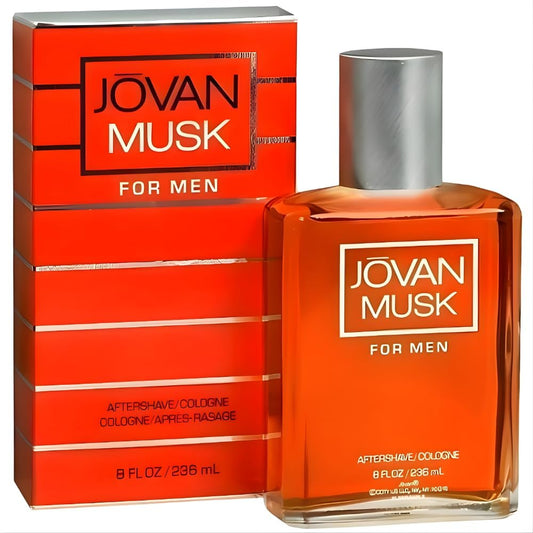 Jovan Musk für Männer – Aftershave Cologne 8 fl oz (236 ml) – Klassischer Duft für den modernen Mann