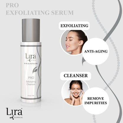 Lira Clinical PRO Exfoliating Cleanser mit Salicylsäure – für zu Akne neigende oder alternde Haut (177 ml)