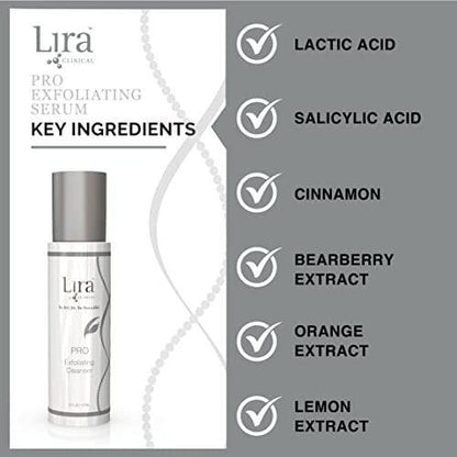 Lira Clinical PRO Exfoliating Cleanser mit Salicylsäure – für zu Akne neigende oder alternde Haut (177 ml)