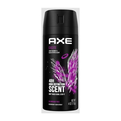 AXE Excite Bodyspray – 3er-Pack (je 118 ml) – Herrenduft mit verführerischer Wirkung