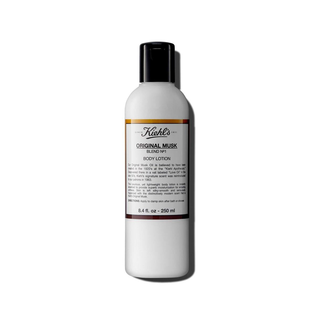 Kiehl's Original Musk Körperlotion – Leichte Feuchtigkeitspflege für geschmeidig weiche Haut, 8,4 fl oz