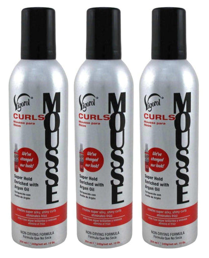 Vigorol Mousse Curls 12oz (3er Pack) – Definition und Pflege für Locken