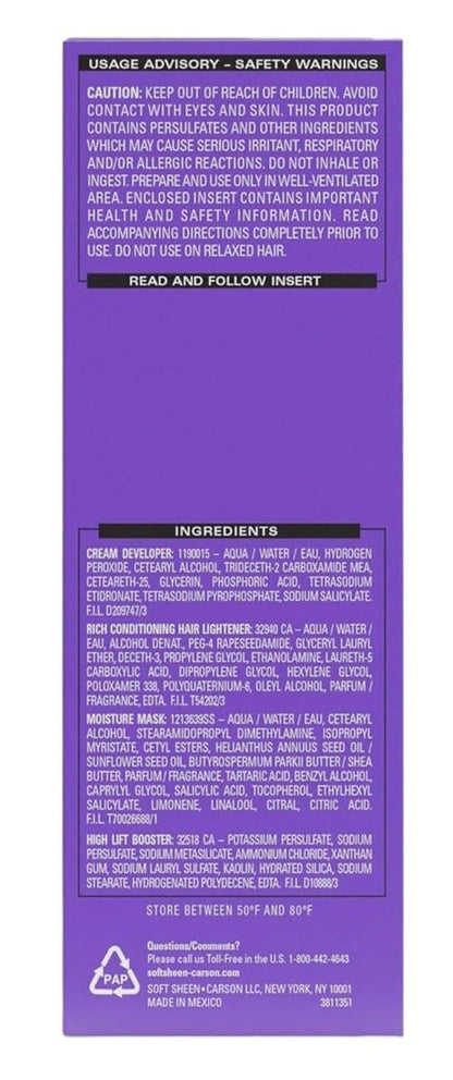 Dark & Lovely Color #396 Luminous Blonde (Pack of 3) – Helle, leuchtende Blondtöne für zu Hause