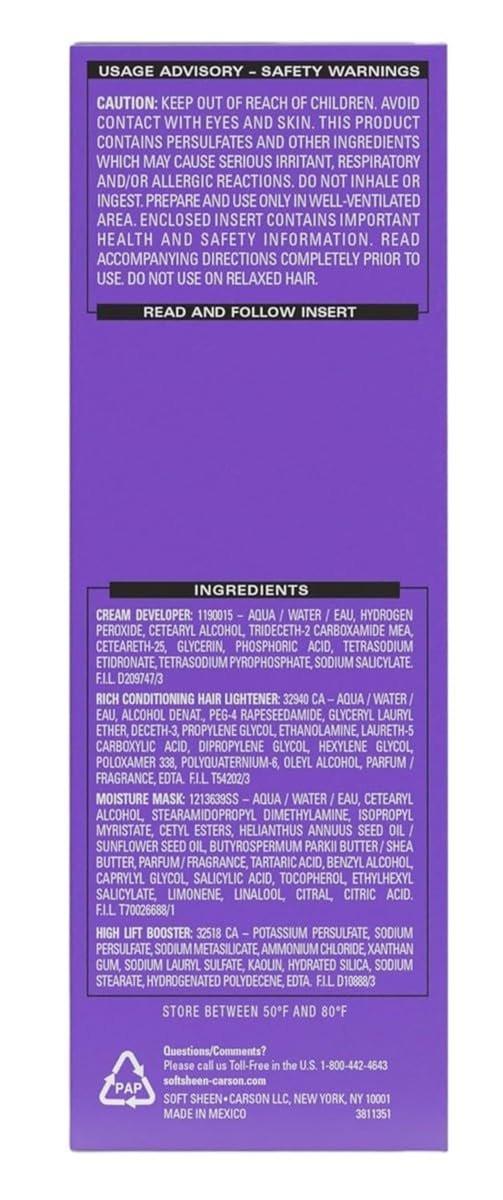Dark & Lovely Color #396 Luminous Blonde (Pack of 3) – Helle, leuchtende Blondtöne für zu Hause