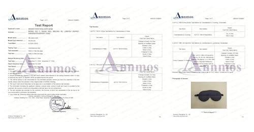 Alaska Bear Schlafmaske aus Seide mit geformter Polsterung für druckfreies Schlafen, Schaumstoffeinsatz, verbesserte Kontur im Vergleich zu herkömmlichen flachen Satin-Augenmasken, maschinenwaschbar