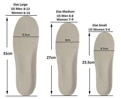 Happystep 1 Paar Memory Foam Einlegesohlen – Komfort bei Plantarfasziitis, Fußschmerzlinderung (US M: 6-8 / W: 7-9)
