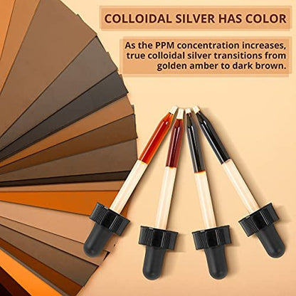 Ultra Silver® Kolloidales Silber | 500 PPM, 118 ml | Mineralisches Nahrungsergänzungsmittel | Echtes kolloidales Silber mit Pipette