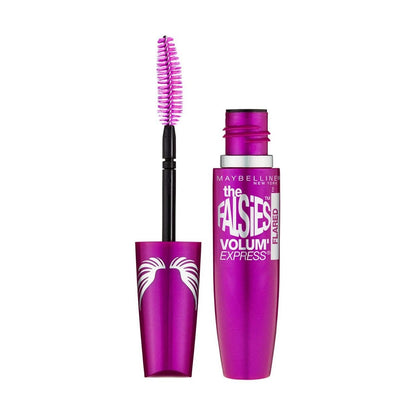 Maybelline New York Volum' Express The Falsies Flared Mascara – Schwarz Schwarz 00, 0,17 ml (6er-Pack)