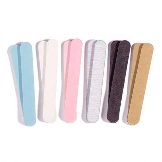 Iridesi Professional Bunte Mini Finger-Nagelfeilen – Waschbare Feilen aus Emery, 12 Stück (3,5 Zoll) – 12er-Pack
