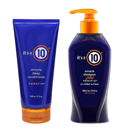 It's A 10 Shampoo & Deep Conditioner Duo mit Keratin – 10 Oz Shampoo, 5 Oz Conditioner