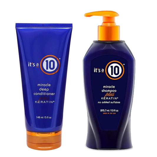 It's A 10 Shampoo & Deep Conditioner Duo mit Keratin – 10 Oz Shampoo, 5 Oz Conditioner