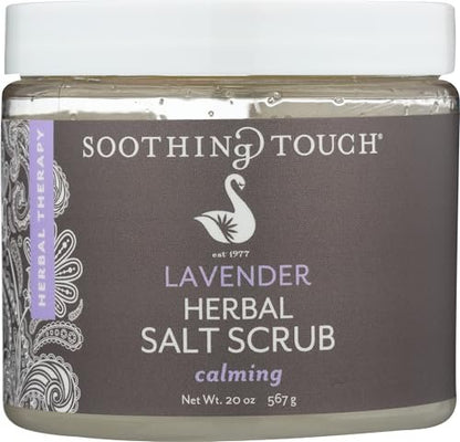 Soothing Touch Kräuter-Salzpeeling, Lavendel – 20 Unzen (567 g)
