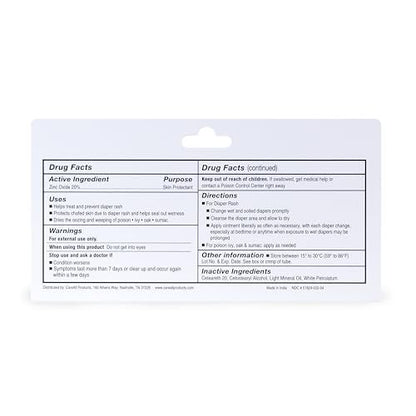 CareAll Zinkoxid 20% Hautschutz-Barrieresalbe 2 oz – Lindert, behandelt und verhindert leichte Hautreizungen bei Windelausschlag – Schützt vor Nässe – Pflegt wunde Haut