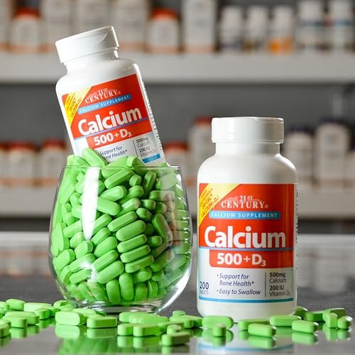 21st Century Calcium 500 mg Plus D3 Tabletten, 400 Stück