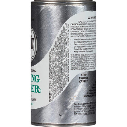 Magic Skin Conditioning Shaving Powder 4.5 oz (4er-Pack) – Sanfte Rasur für empfindliche Haut